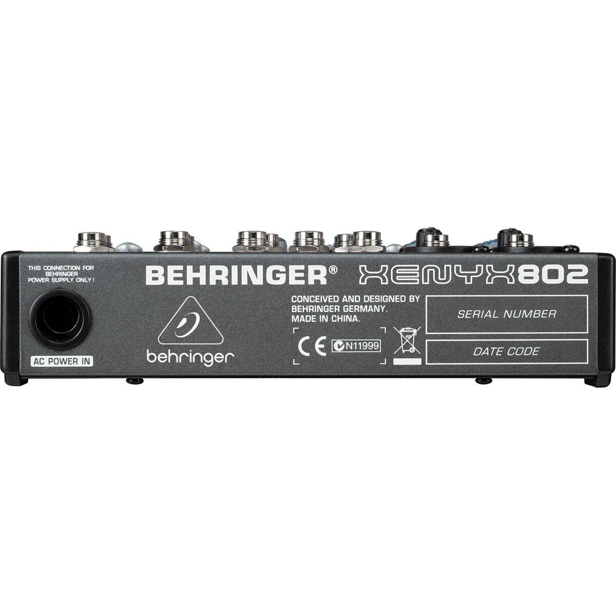 behringer xenyx 802 owners manual